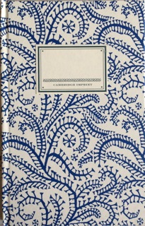 Cambridge Imprint Hardback Notebook Seaweed Paisley Prussian blue