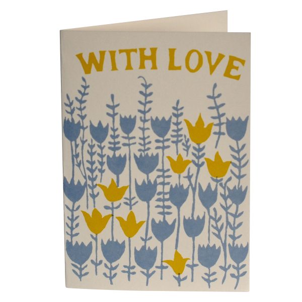 With Love Flowers card by Cambridge Imprint