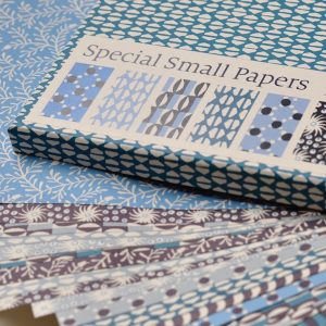 Detail of Special Small Papers in Blue by Cambridge Imprint