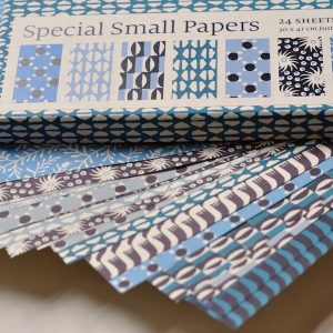 Detail of Special Small Papers in Blue by Cambridge Imprint