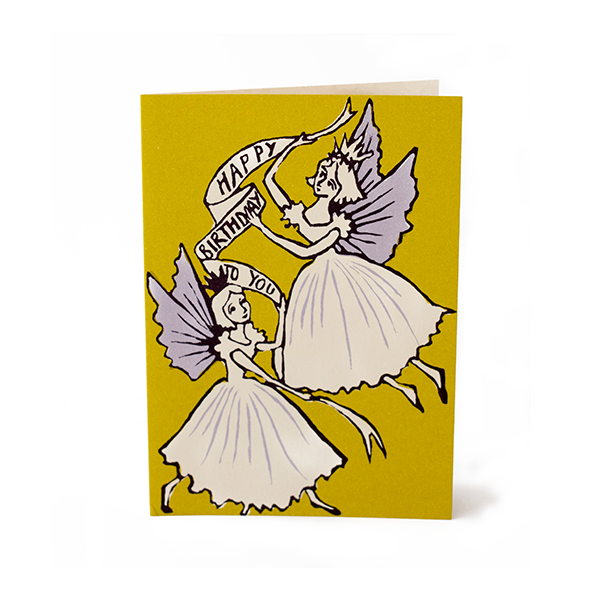 Birthday Fairies Card by Cambridge Imprint