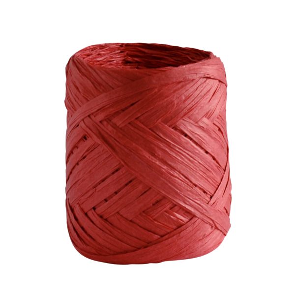 scarlet paper ribbon