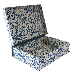 Cambridge Imprint A5 Box File Seaweed Paisley