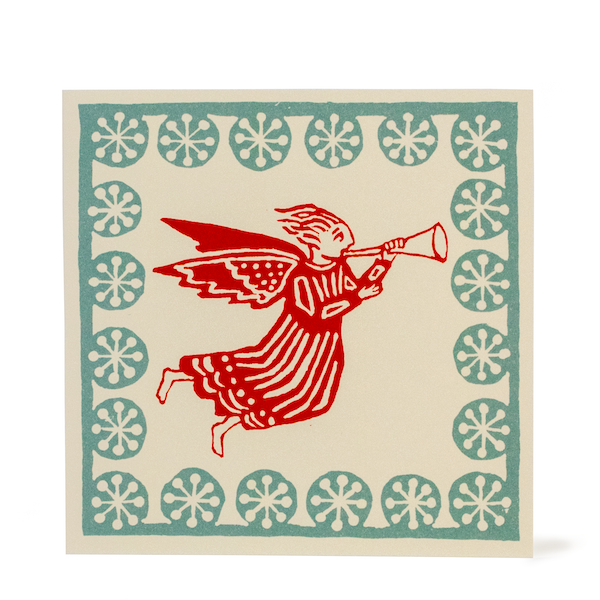 Cambridge Imprint Card Angel coral