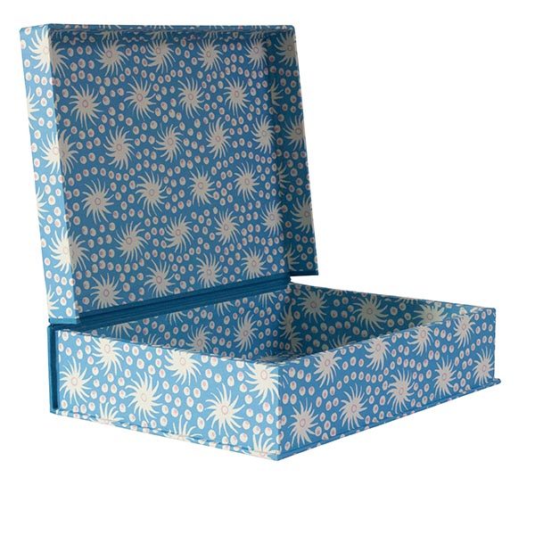 A5 Box File Milky Way Blue and Old Red by Cambridge Imprint