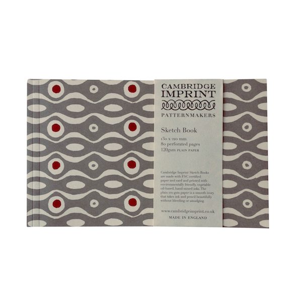 Cambridge Imprint Softback Sketchbook in Persephone Grey and Crimson