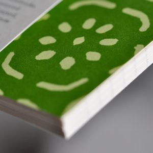 Detail of Square Notebook with Lined Paper by Cambridge Imprint