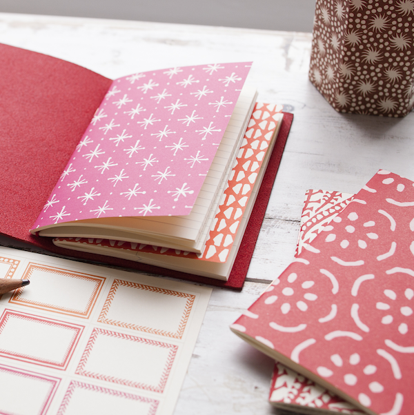 Three Assorted Memo Books Red 