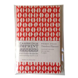 Cambridge Imprint Timeless Planner Red