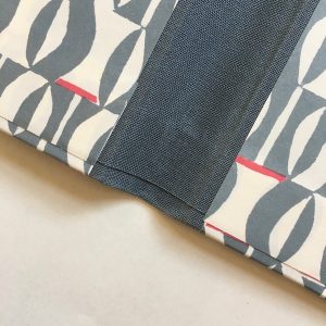 Cambridge Imprint Patterned Portfolio covered in Kettle’s Yard paper – detail