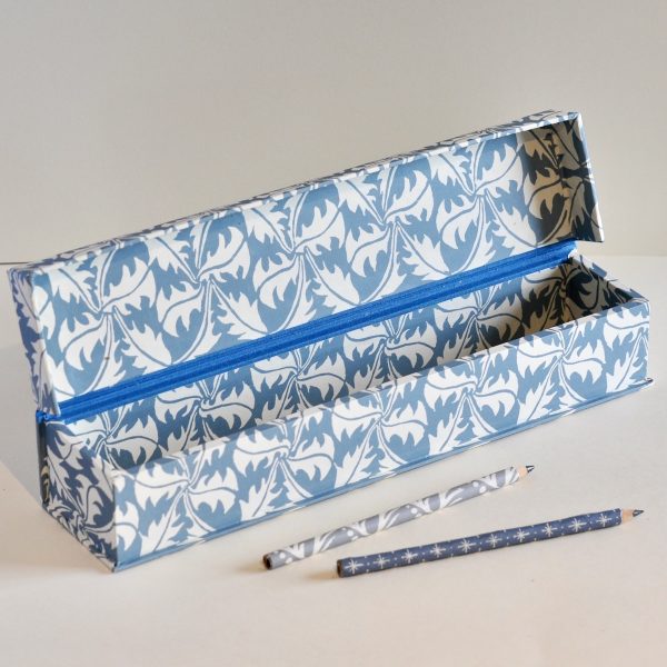 Pen Box Dandelion Blue