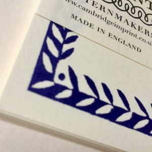 Cambridge Imprint Blank Cards with Patterned Border