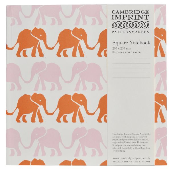 Elephants Square Notebook by Cambridge Imprint