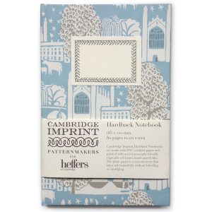 Cambridge Imprint Patterned Hardback Notebook in Cambridge Summer paper, for Heffers