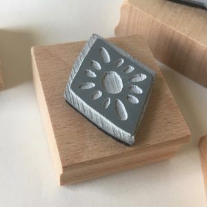 Cambridge Imprint Patterned Lozenge Printing Block