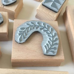 Cambridge Imprint Curled Frond Printing Block