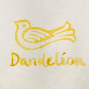 Dandelion colour swatch