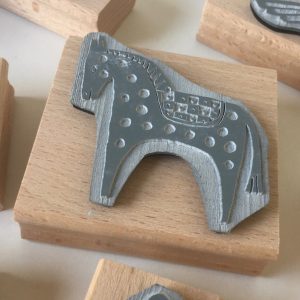 Cambridge Imprint Horse Printing Block