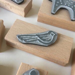 Cambridge Imprint Bird Printing Block