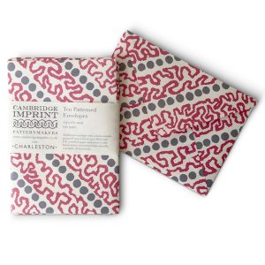 Patterned Envelopes in Charleston-inspired Patterns by Cambridge Imprint