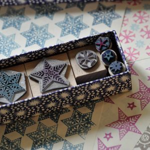 Starry Printing blocks by Cambridge Imprint