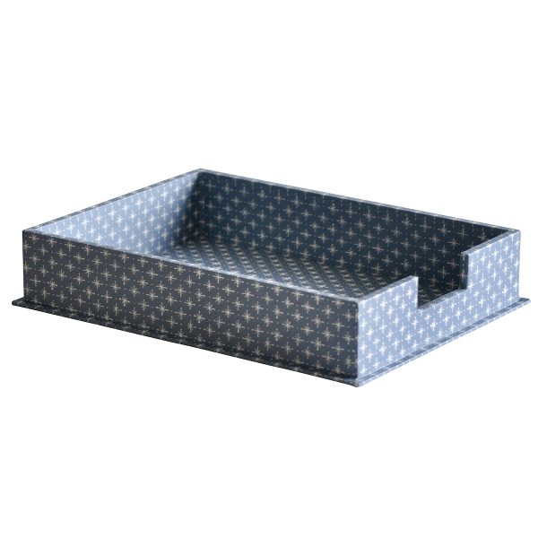 Cambridge Imprint Letter Trays covered in Little Stars patterned paper