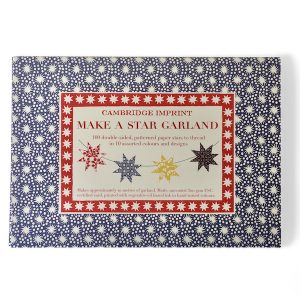 Press-out patterned card stars by Cambridge Imprint