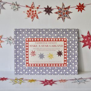 Press-out patterned card stars by Cambridge Imprint