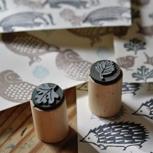 A Set of Autumn Hedgerow Printing Blocks by Cambridge Imprint