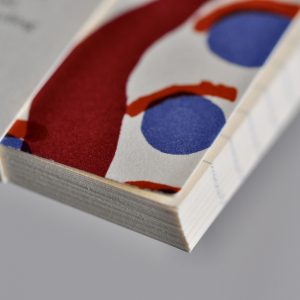 Detail of Square Notebook with Lined Paper by Cambridge Imprint