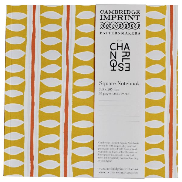 Square Notebook in Charleston Stripe