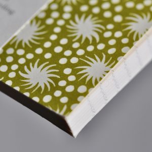 Detail of Square Notebook with Lined Paper by Cambridge Imprint