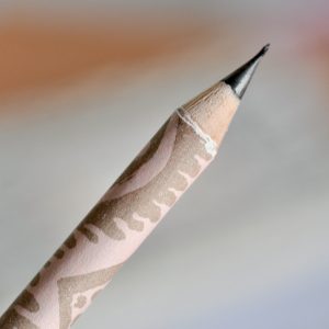 Patterned Paper-covered Sketching Pencil by Cambridge Imprint