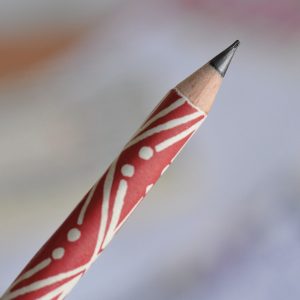 Patterned Paper-covered Sketching Pencil by Cambridge Imprint