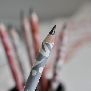 Patterned Paper-covered Sketching Pencil by Cambridge Imprint