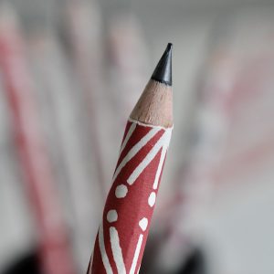 Patterned Paper-covered Sketching Pencil by Cambridge Imprint