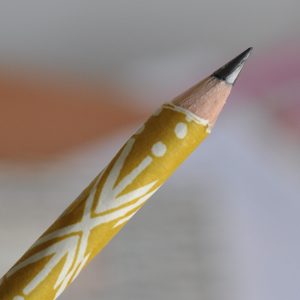 Patterned Paper-covered Sketching Pencil by Cambridge Imprint