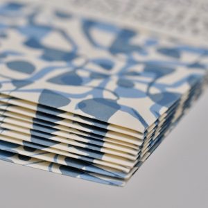 Dappled Blue Patterned Envelopes