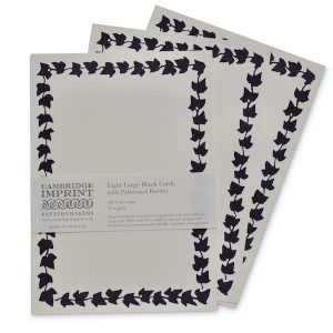 Large Plain Card with Ivy Border