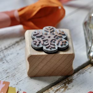 Folk Art Snowflake stamp by Cambridge Imprint