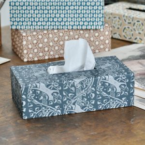 A Tissue Box Cover in Peggy Angus's Cats pattern