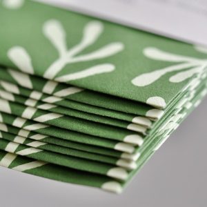 Cambridge Imprint Patterned Envelopes: detail