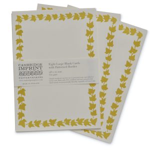 Large Blank Cards with an Ivy Border by Cambridge Imprint