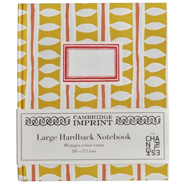 Charleston Large Hardback Notebook with Lined Paper