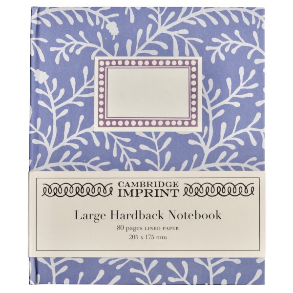 Sprig Large Hardback Notebook with Lined Paper