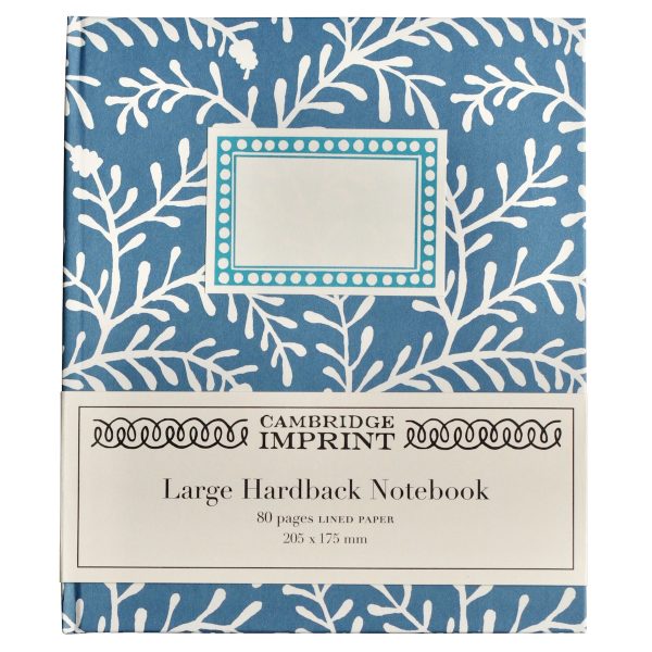 Sprig Large Hardback Notebook with Lined Paper