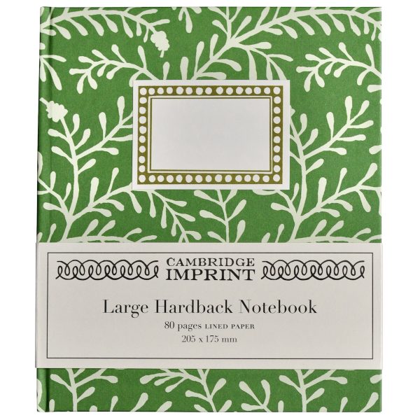 Sprig Large Hardback Notebook with Lined Paper