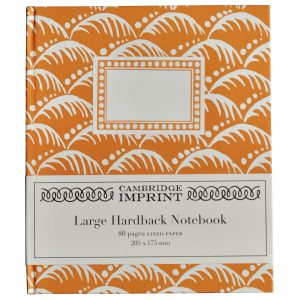 Wave Large Hardback Notebook with Lined Paper