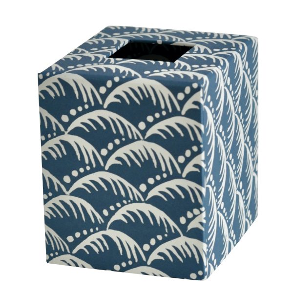 Tissue Box covered in patterned paper by Cambridge Imprint