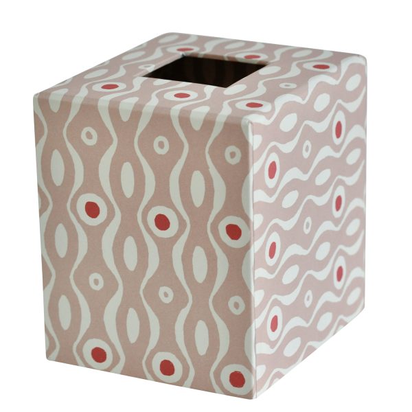 Tissue Box covered in patterned paper by Cambridge Imprint